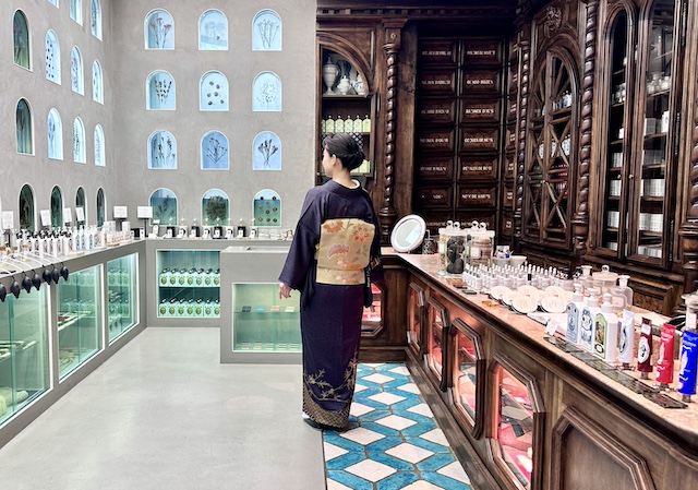 麗し着物日和 第7回 オフィシーヌ・ユニヴェルセル・ビュリー 代官山