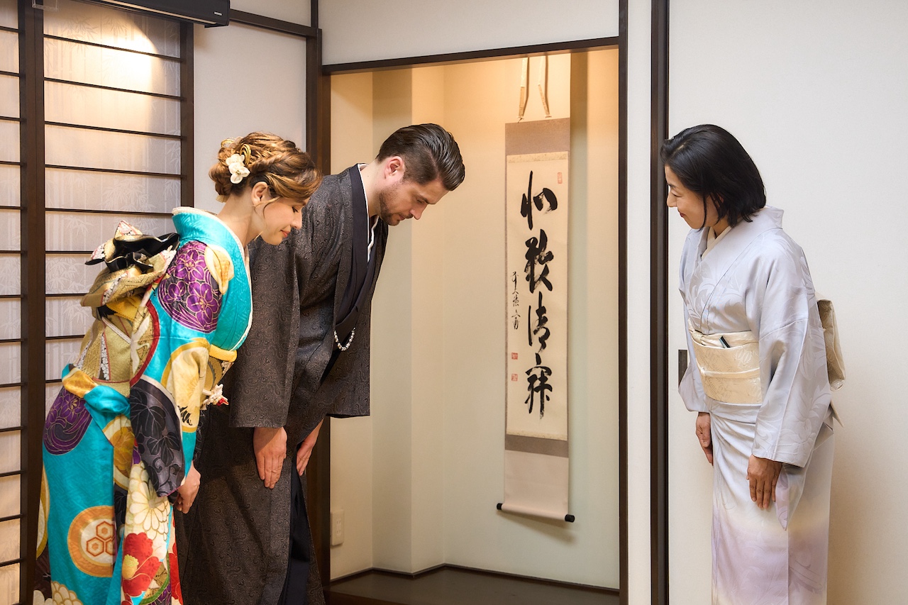 和心庵で学ぶ所作と礼儀作法（Japanese etiquette and manners experience）
