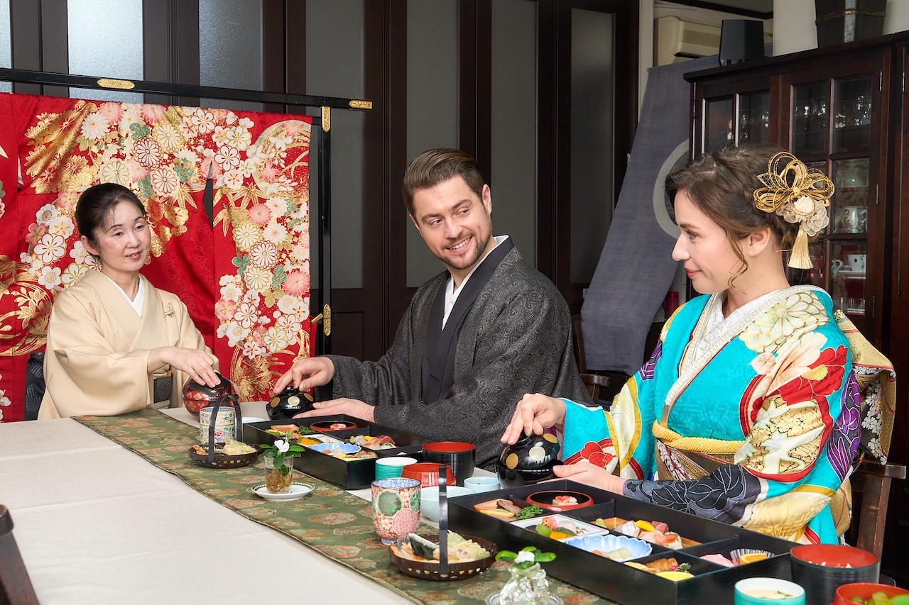 和心庵で学ぶ懐石マナーと食事作法（Japanese dining etiquette, kaiseki experience in Japan）